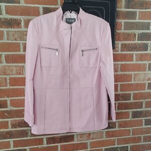Wilsons  Baby Pink Genuine Leather Jacket Size L (1981)